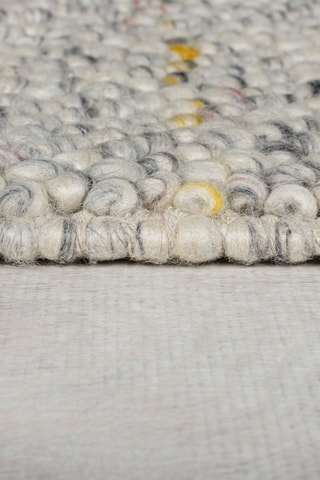 Wollen Vloerkleed Minerals - Grijs en Ecru