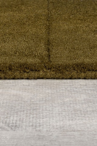 Wollen Vloerkleed Checkerboard - Kaki