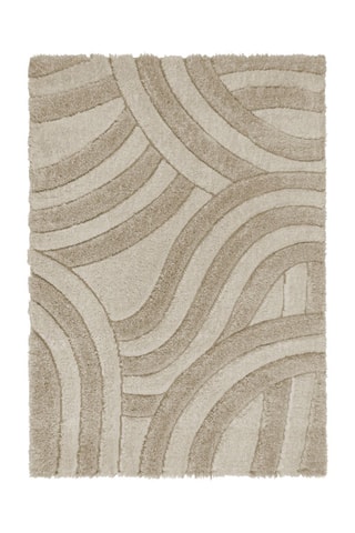 Vloerkleed Velvet Carved Beige