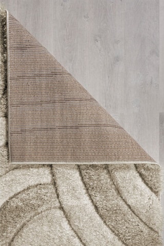 Vloerkleed Velvet Carved Beige