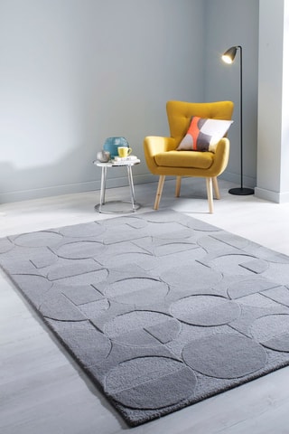 Wollen Vloerkleed Gigi Grijs