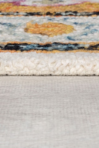 Wollen Vloerkleed Wool Loop Geel