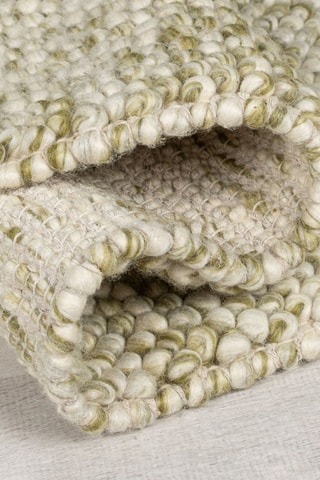 Wollen Vloerkleed Minerals - Groen en Ecru