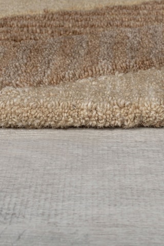 Wollen Vloerkleed Asher - Bruin en Beige