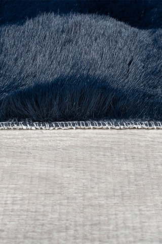 Vloerkleed Waffle - Marineblauw