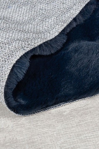 Vloerkleed Waffle - Marineblauw