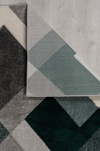 Vloerkleed Nimbus - Grijs en Groen