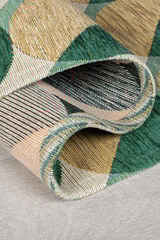 Tapis Carlos Circle Geo - Groen