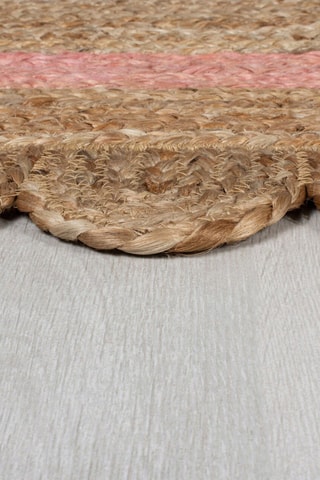Tapis Grace - Naturel & Roze