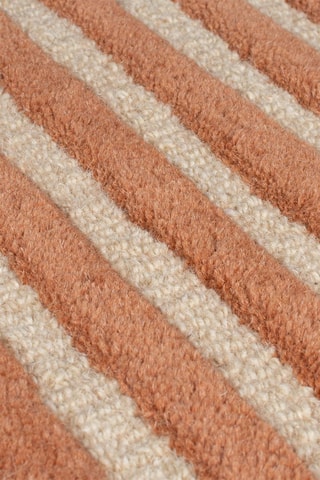 Wollen Vloerkleed Lozenge - Terracotta