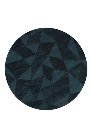 Wollen Vloerkleed Shard - Nachtblauw