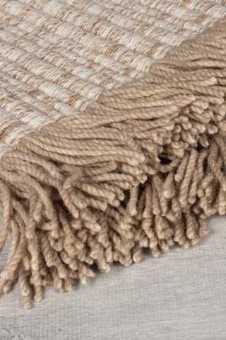 Wollen Vloerkleed Rene - Beige