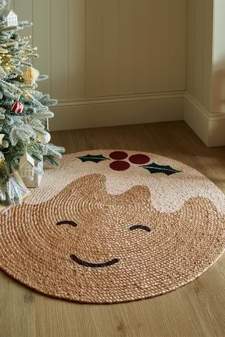 Vloerkleed Christmas -  Naturel