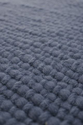 Wollen Vloerkleed Chunky -  Blauw
