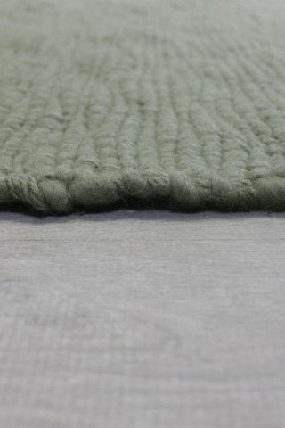 Wollen Vloerkleed Chunky -  Groen