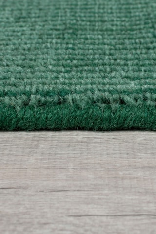 Wollen Vloerkleed Elements -  Groen