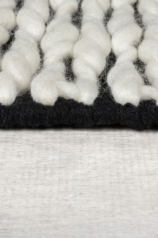 Wollen Vloerkleed Braided - Beige