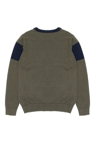 Camisola - Caqui e azul-escuro