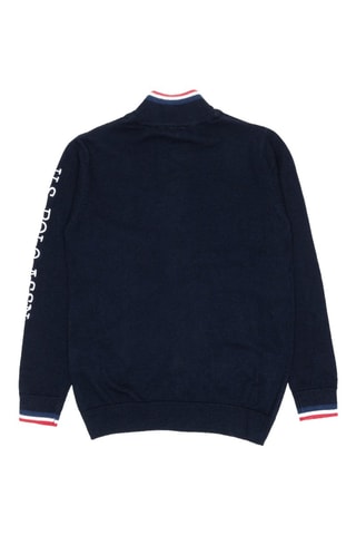 Casaco de malha - Azul-escuro