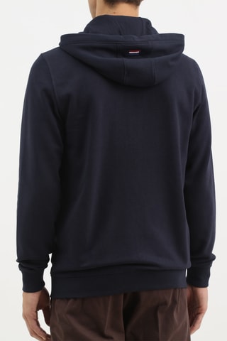 Sweat com capuz - Azul-marinho