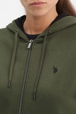 Sweater met Capuchon - Donkergroen