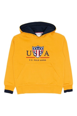 Sweat com capuz - Amarelo