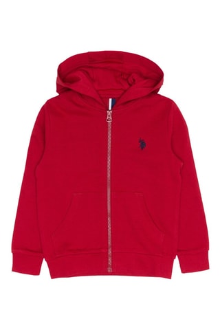 Sweat com capuz - Vermelho