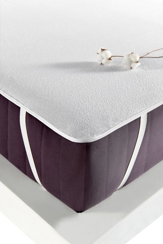 Protège-matelas Alez - Blanc