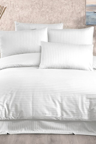 Parure de couette en coton 48 fils/cm² Lilyum - Blanc