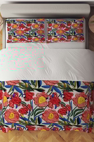 Parure de couette en coton - Multicolore