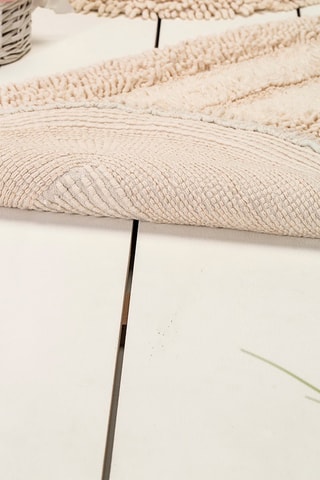 2 tapis de bain Macoroni Ecru - 50 x 60 cm / 60 x 100 cm