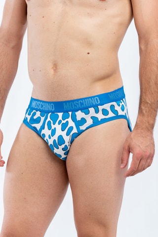 Slip - Bleu ciel et blanc