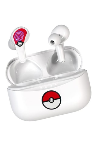 Auriculares sem fio TWS - Branco e vermelho