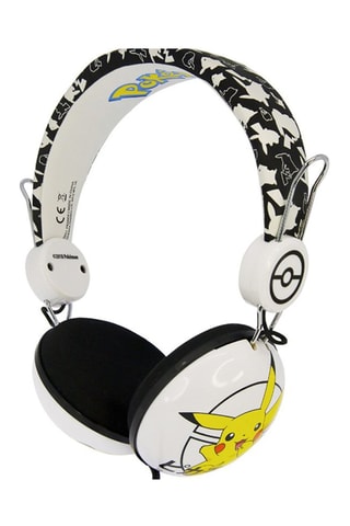 Auscultadores áudio - Branco, amarelo e preto