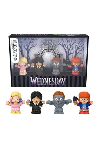Coffret Wednesday Addams - 4 figurinas Collector