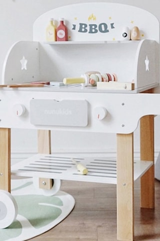 Churrasco Grelhador TechKidz Em madeira - Com acessórios