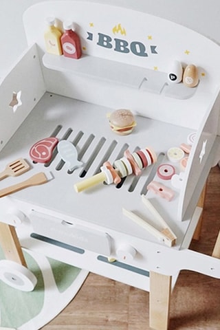 Churrasco Grelhador TechKidz Em madeira - Com acessórios