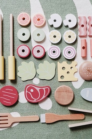 Churrasco Grelhador TechKidz Em madeira - Com acessórios