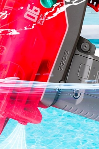 Pistola de água elétrica longa distância Rafale - Rosa