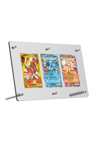 Estrutura decorativa acrílica 3 compartimentos