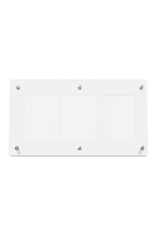 Estrutura decorativa acrílica 3 compartimentos