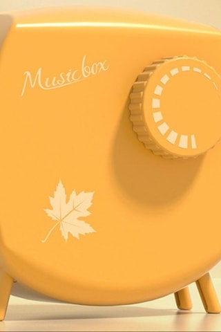 Caixa de música Transistor Mostarda