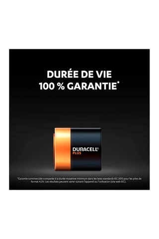 Pile D Duracell LR20 - Blister de 4 piles