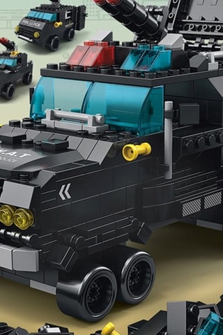 Jogo de construção TechKidz 6 em 1 - 1000 tijolos