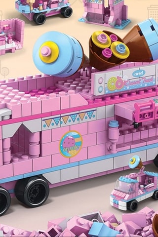 Jogo de construção TechKidz 6 em 1 - 1000 tijolos