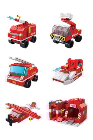 Jogo de construção TechKidz 6 em 1 - 1000 tijolos