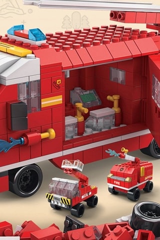 Jogo de construção TechKidz 6 em 1 - 1000 tijolos