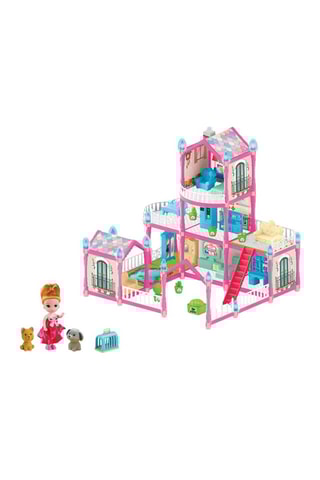 Casa de bonecas Techkidz 55 cm - 192 peças