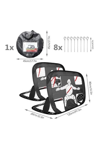 Cage de foot De Faugères - Pliable - 120 x 90 cm