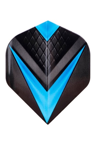 Jogo de 3 dardos profissionais com ponta de aço 23 gr - Modelo Cupra - Azul